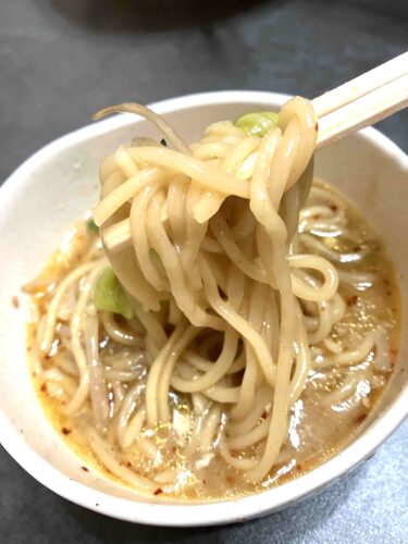 京もつ鍋亀八ラーメンの味