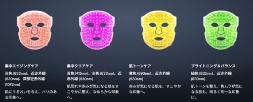 カレントボディLEDマスクシリーズ3 集中プリセットモード